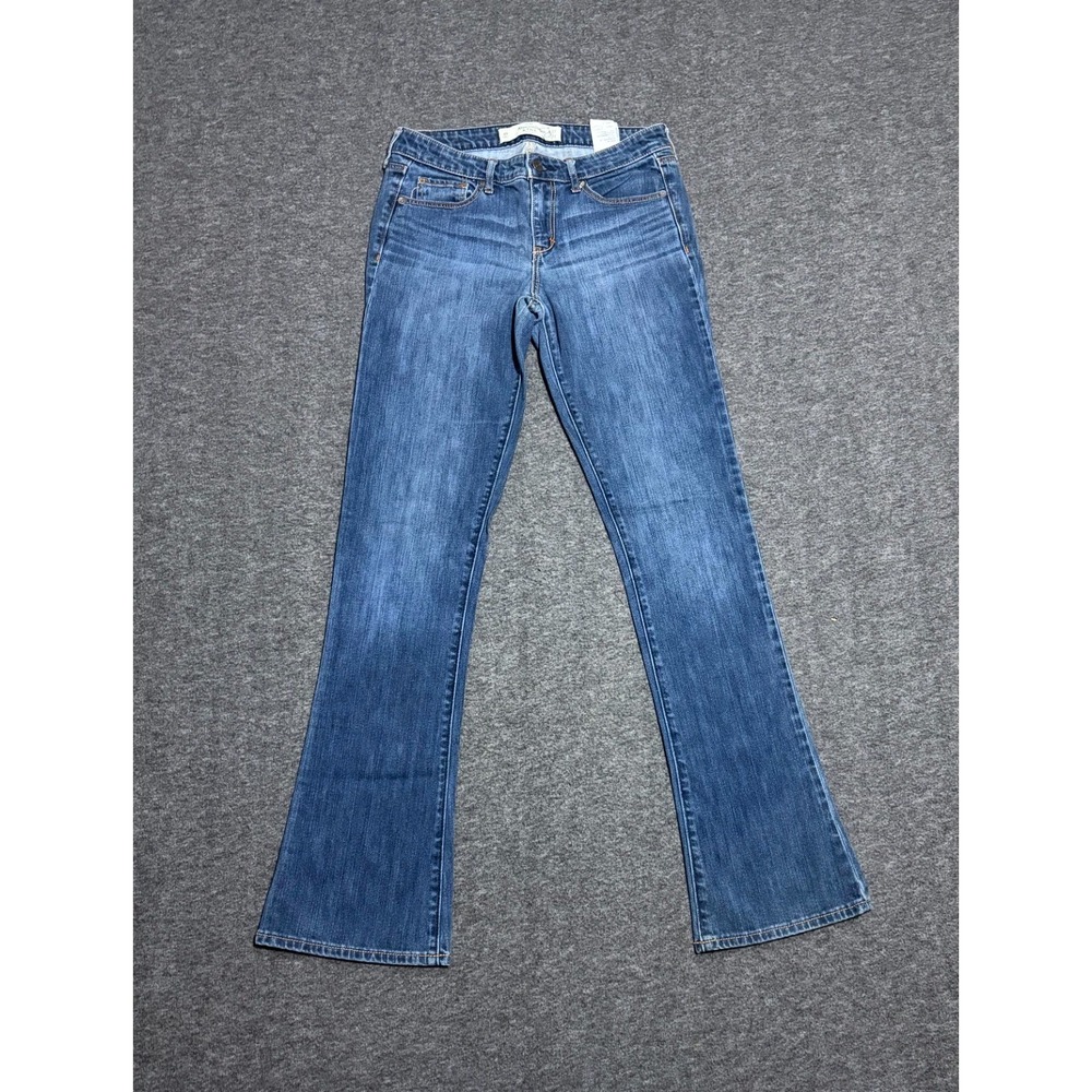 Abercrombie & Fitch Bootcut Jeans Women's 4R Blue Denim Single Stitch Streetwear